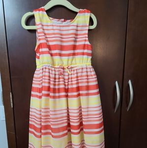 Striped Nautica High Low Dress
